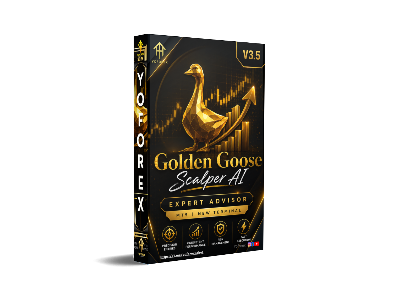 Golden Goose Scalper AI EA V3.5 MT5 -FREE DOWNLOAD