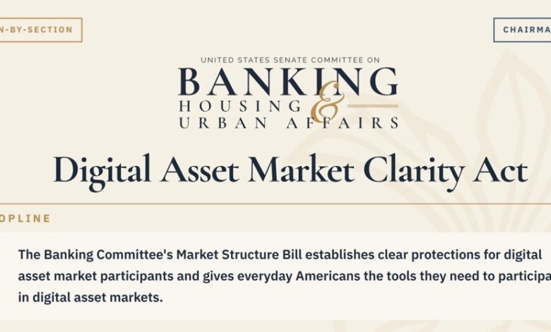 Breaking: Clarity Act Draft Gets Green Light In Senate Screenshot20Of20Clarity20Act.20Source3A20U.s.20Senate20Committee20On20Banking2C20Housing